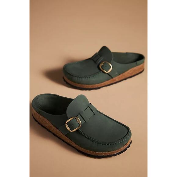 Birkenstock Buckley Nubuck Clog - Thyme Size 40 / Women 9